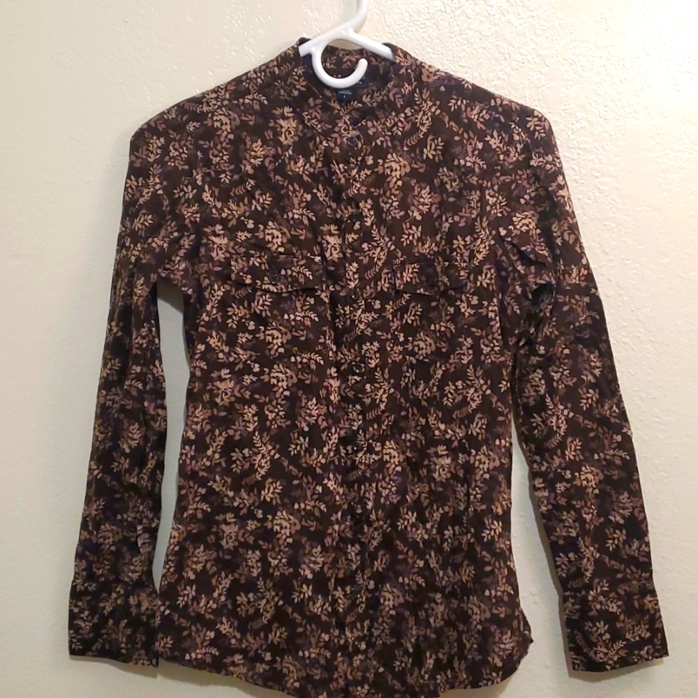 GAP Floral Button Down